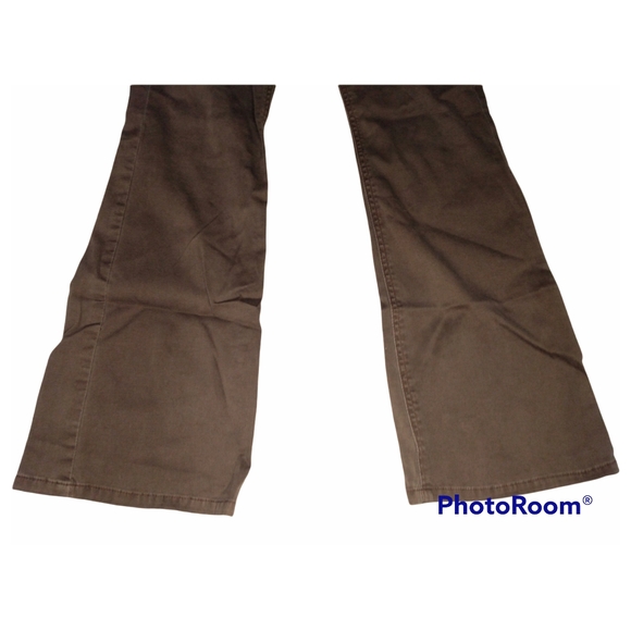 NORI | Vintage Brown Flare Leg Pants Slacks | Size 7 - Picture 4 of 13